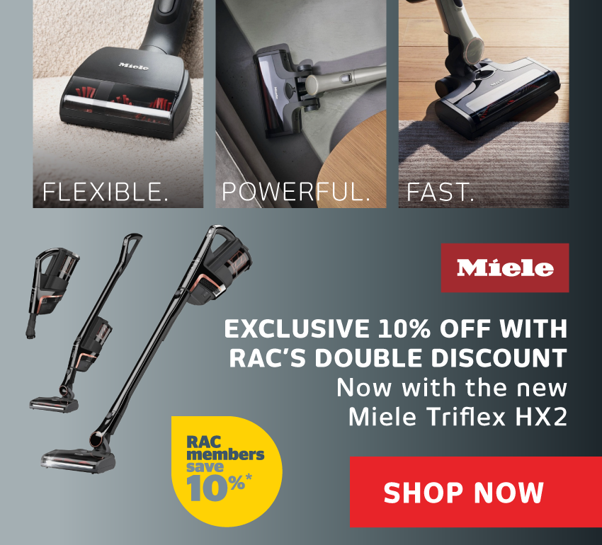 RAC Members Save 10% On New Miele Triflex HX2 Vacuum