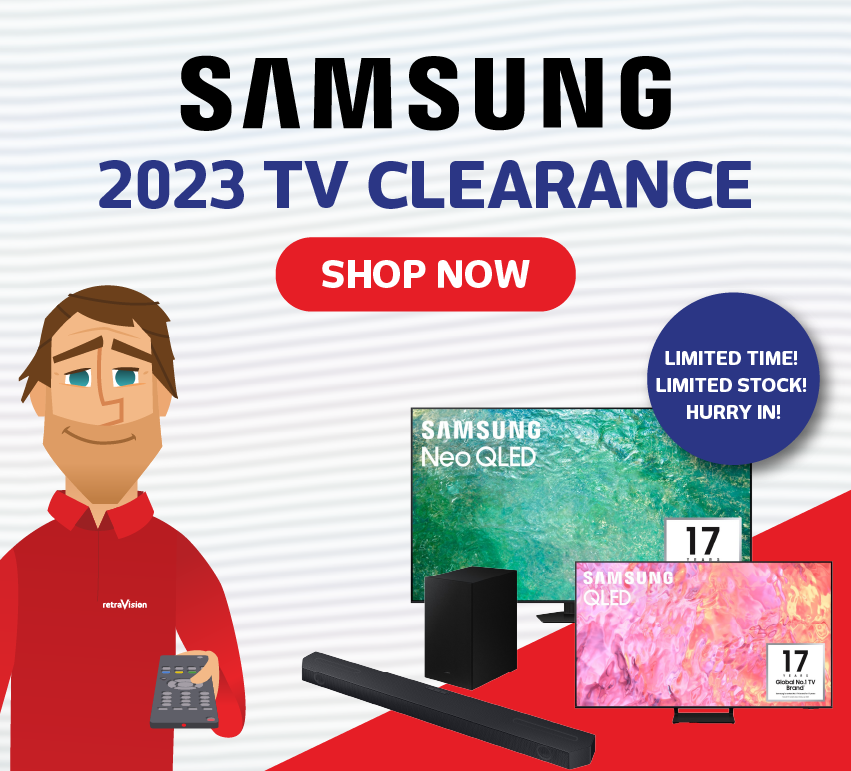 Samsung TV Clearance at Retravision