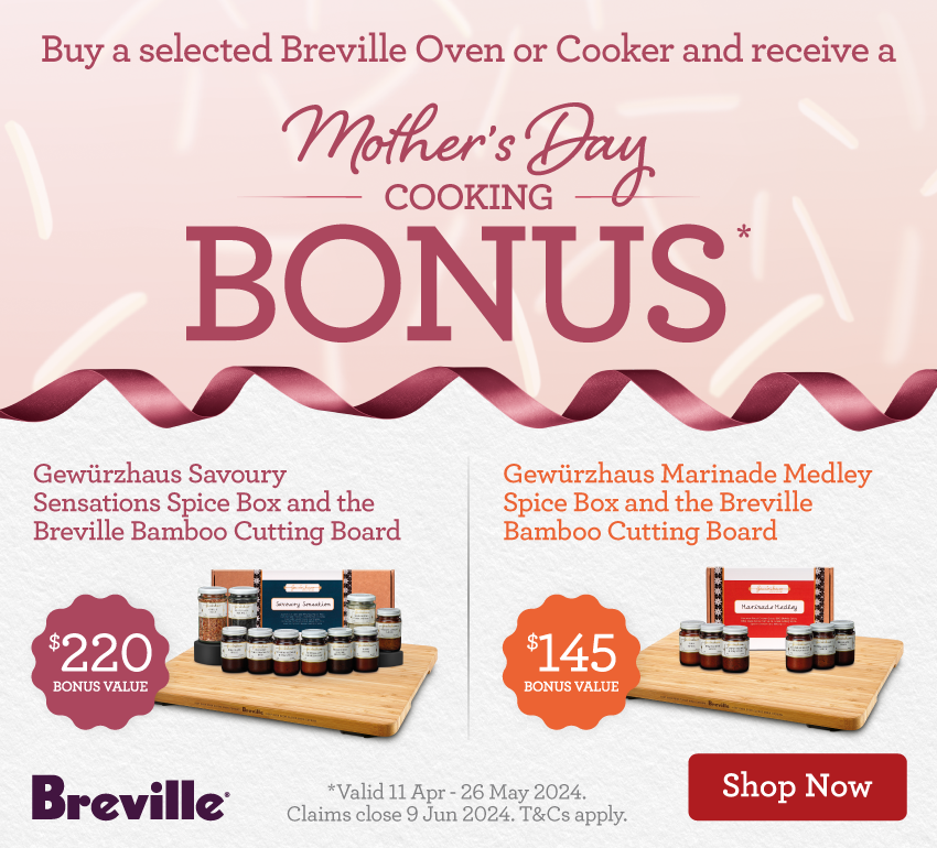 Bonus Cooking Pack On Selected Breville Ovens & Cookers at Retravision