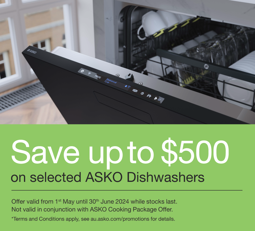 Save Up To $500 On Selected ASKO Dishwashers at Retravision
