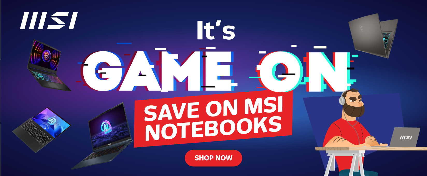 Save On MSI Notebooks at Retravision
