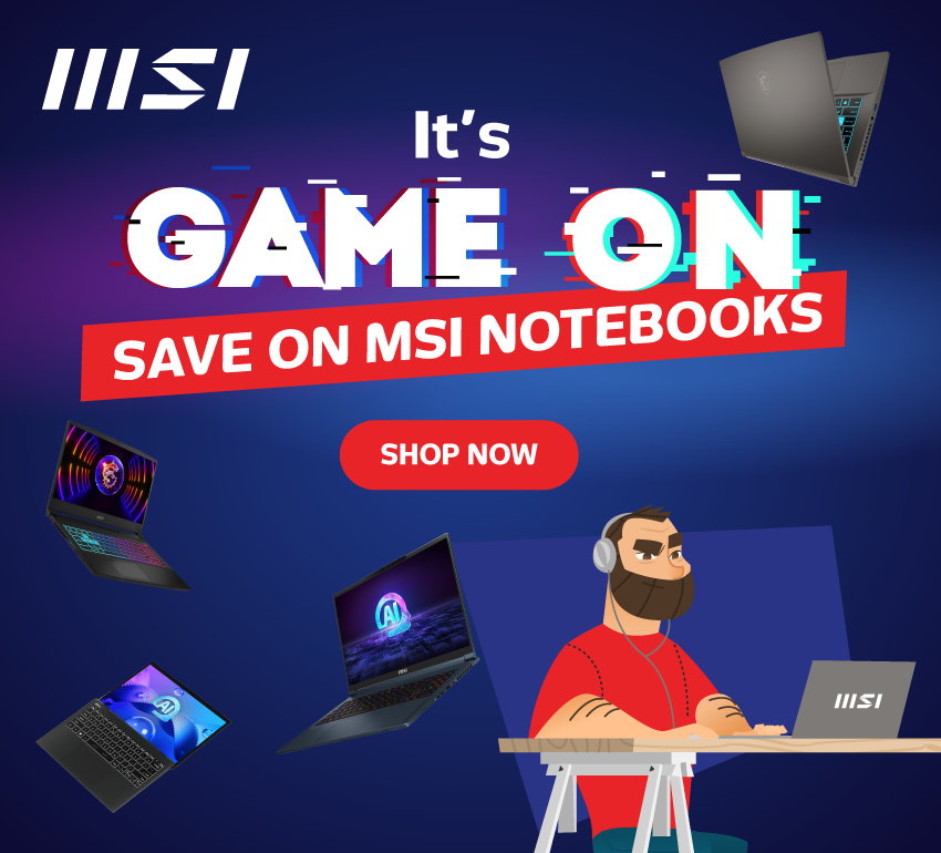 Save On MSI Notebooks at Retravision