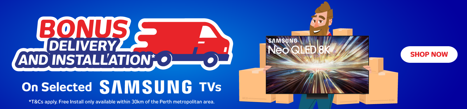 Bonus Delivery and Installation On Selected Samsung TVs at Retravision