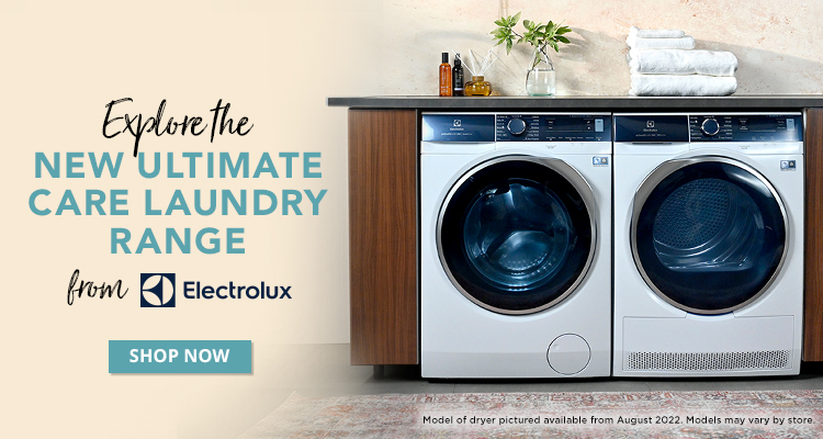 Electrolux Ultimate Care Laundry Range at Retravision