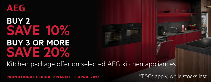 Save Up To 20% On Selected AEG Kitchen Appliances