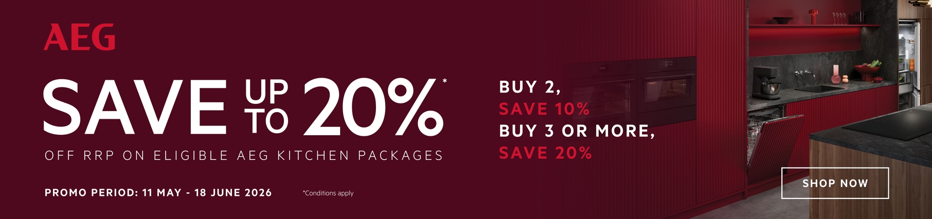 Save Up To 20% On Selected AEG Kitchen Appliances