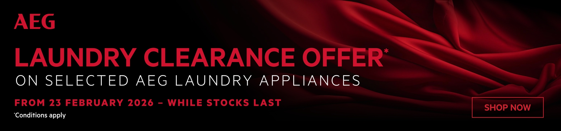 AEG Laundry Clearance at Retravision