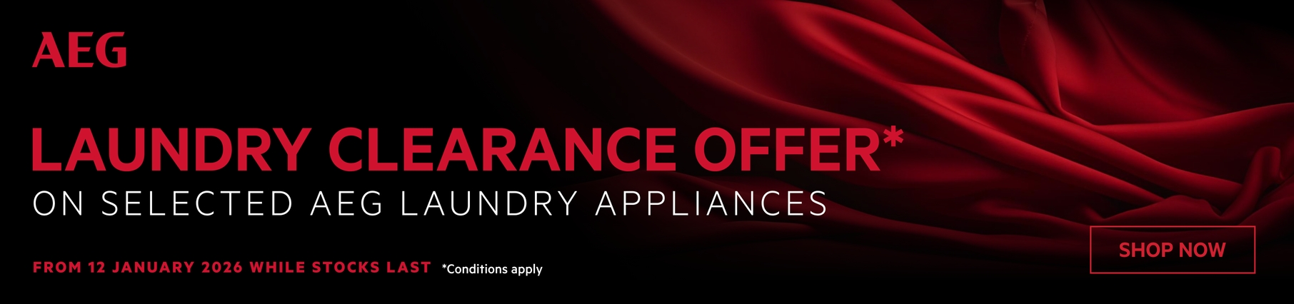 AEG Laundry Clearance at Retravision