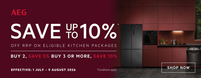Save Up To 10% Off Eligible AEG Kitchen Packages