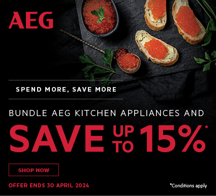 Save Up To 15% When You Purchase Selected AEG Kitchen Appliances Together In One Transaction