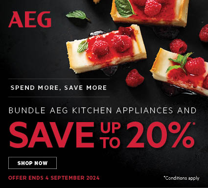 SPEND & SAVE Up To 20% On Selected AEG Kitchen Appliances at Retravision
