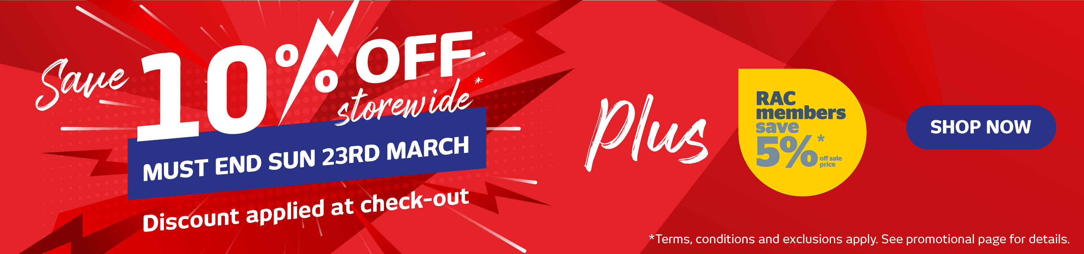 Save 10% Storewide