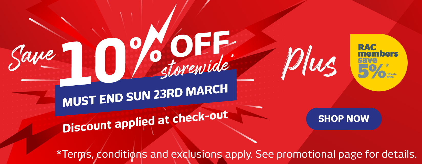 Save 10% Storewide