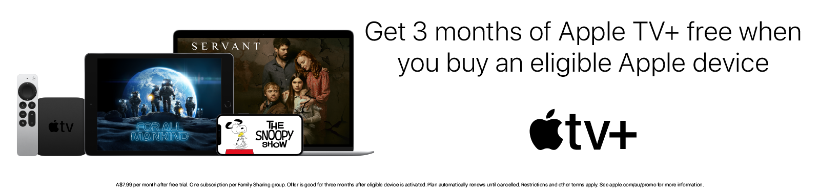 Free 3 Month Apple TV+ Subscription