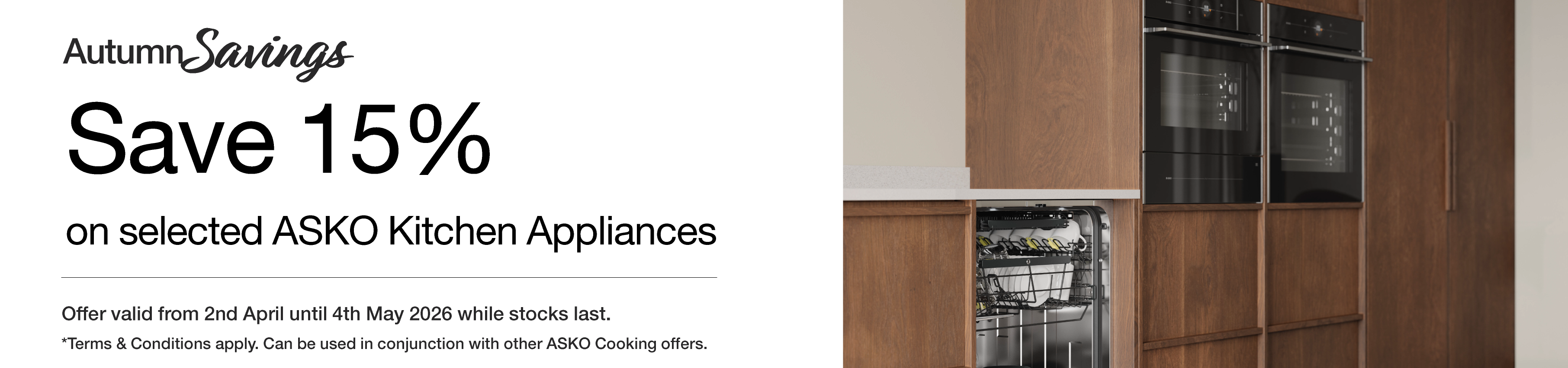 Save 15% on Selected ASKO Kitchen Appliances