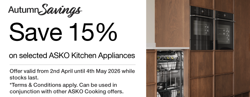 Save 15% on Selected ASKO Kitchen Appliances