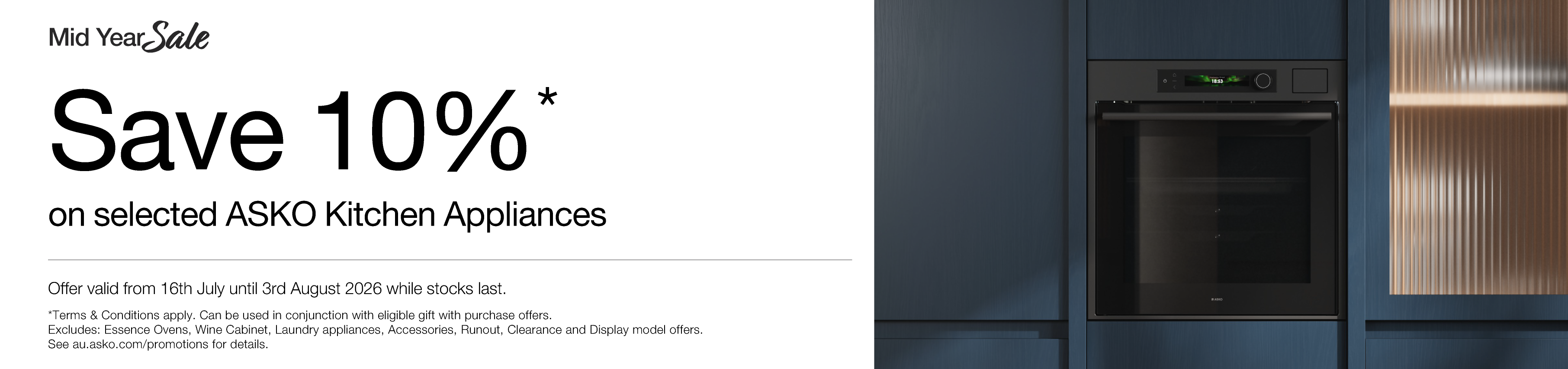 Save 10% On Selected ASKO Kitchen Appliances*