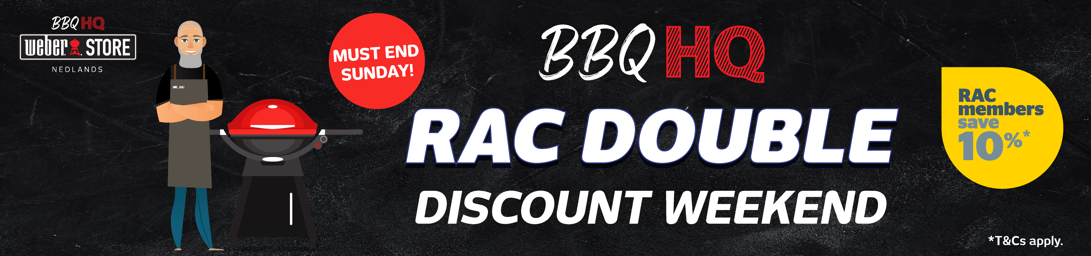 BBQ HQ - RAC Double Discount Weekend at Retravision