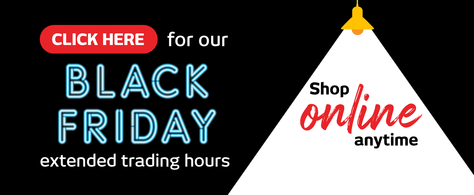 Black Friday Extended Trading Hours at Retravision