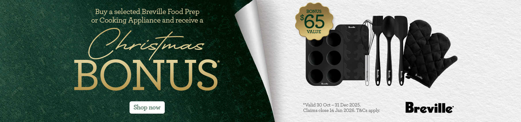 Bonus Baking Kit With Selected Breville Appliances