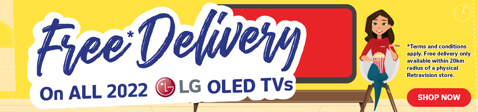 Bonus Delivery On LG OLED TVs