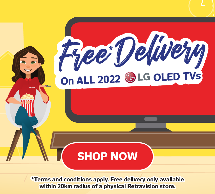 Free Delivery* With LG OLED TVs