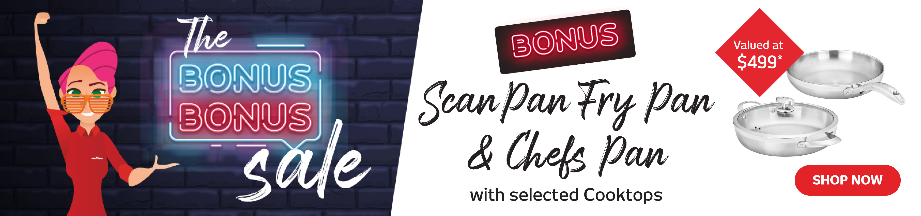 Bonus Scan Pan Fry Pan & Chef’s Pan