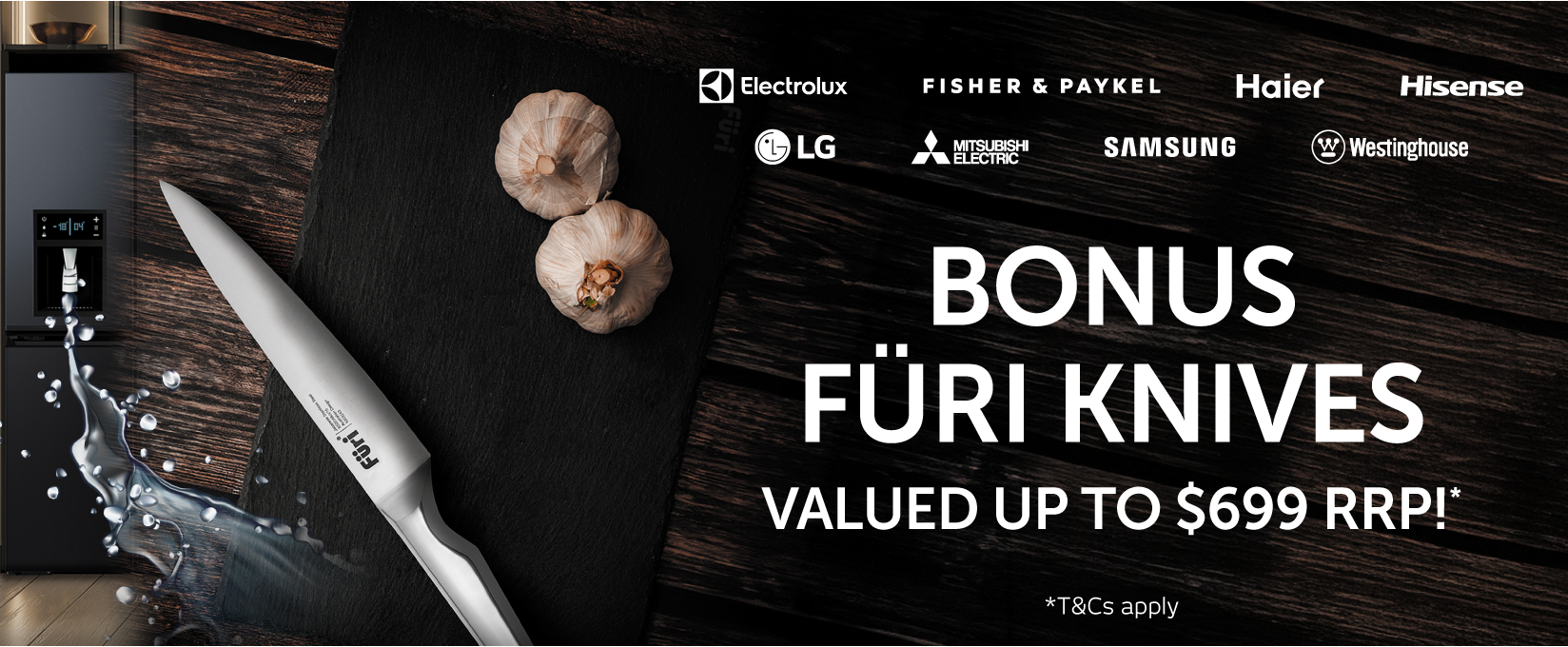 Bonus Furi Knives With Selected Fridges at Retravision