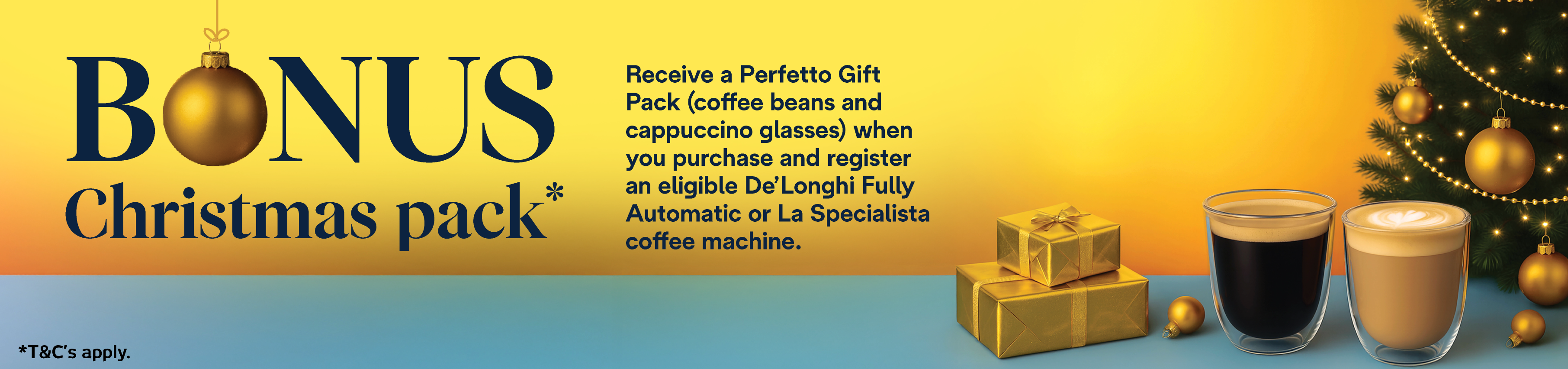 Bonus Perfetto Gift Pack With Eligible Delonghi Coffee Machines