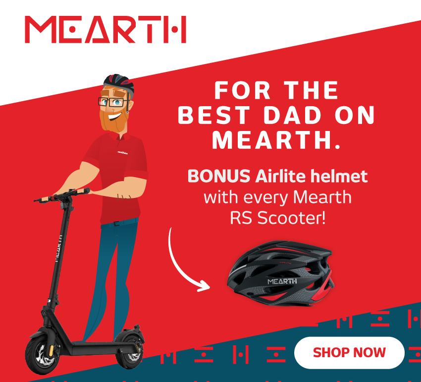 Bonus Helmet With Mearth RS Scooter