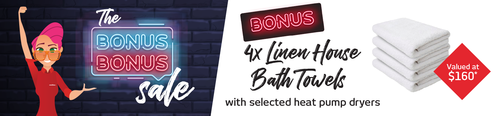 Bonus Set Of Linen House Bath Towels