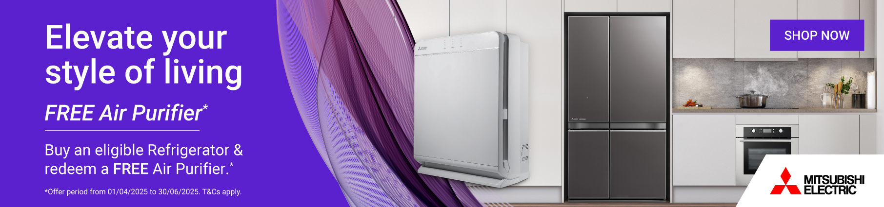 Bonus Air Purifier With Eligible Mitsubishi Fridges
