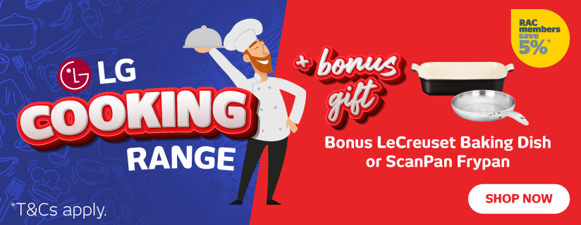 Bonus Gift On Selected LG Cooking Appliances