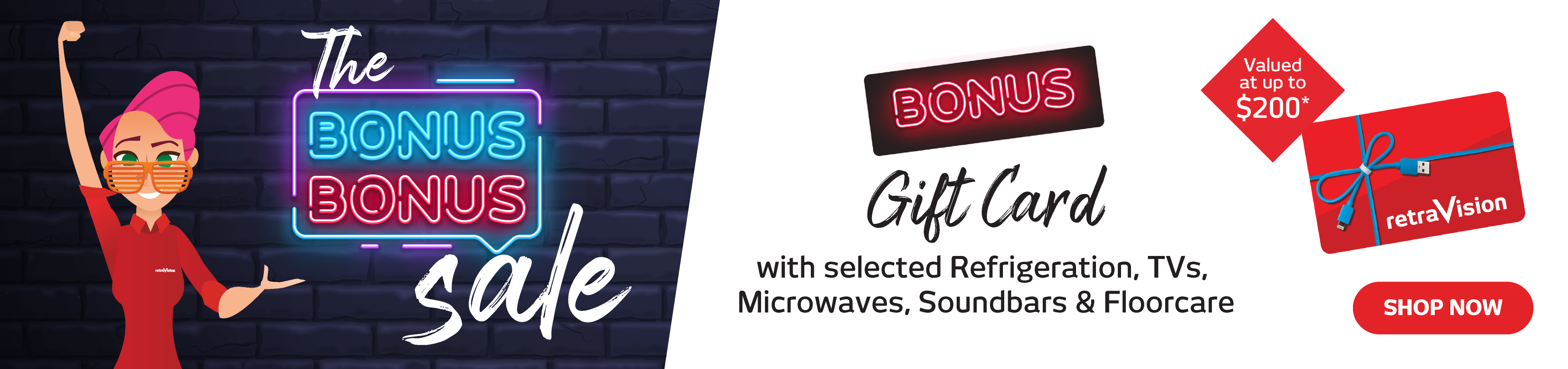 Bonus Retravision Gift Card