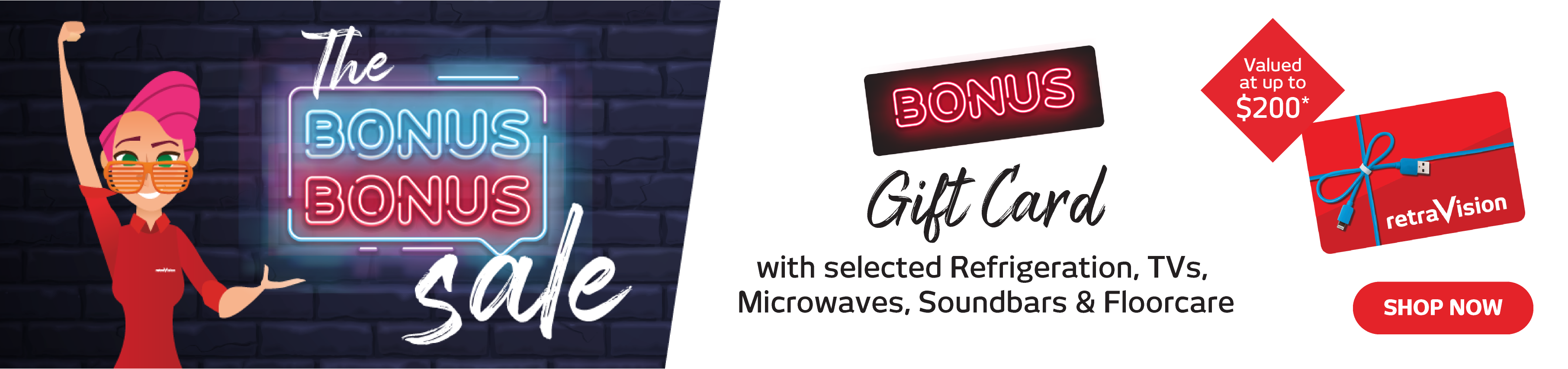 Bonus Retravision Gift Cards