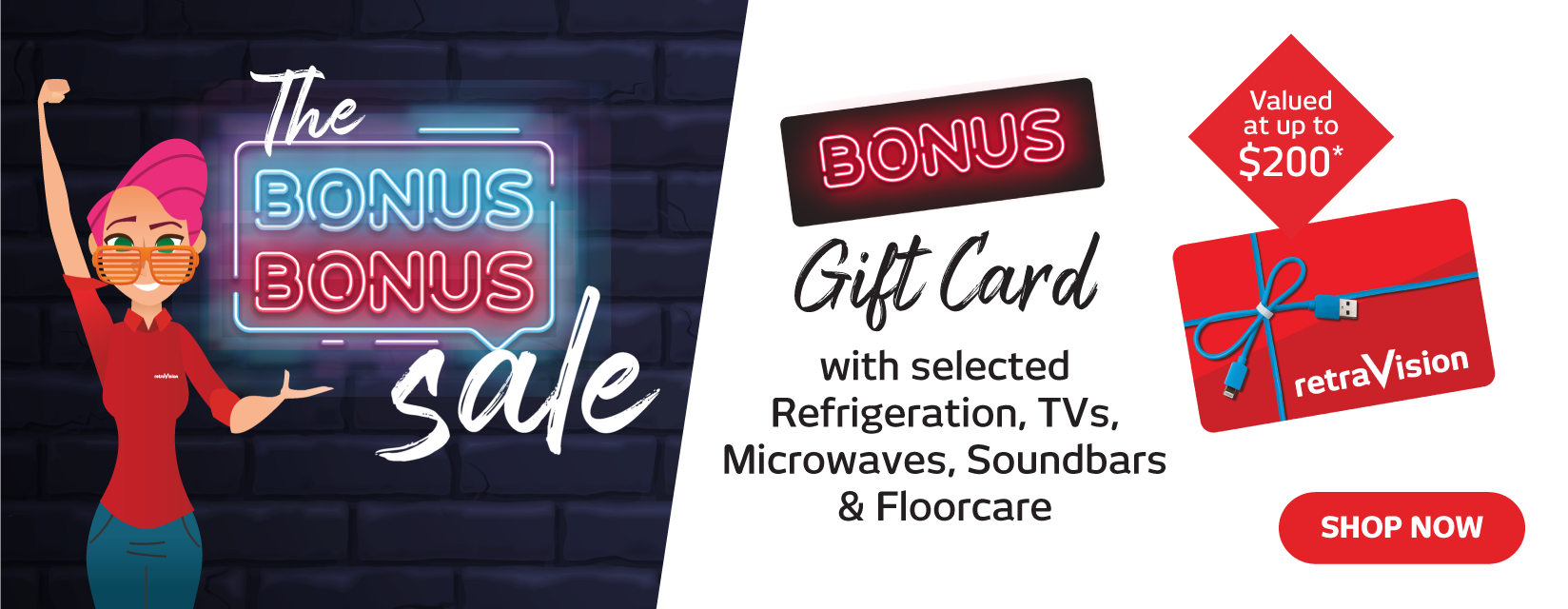 Bonus Retravision Gift Cards