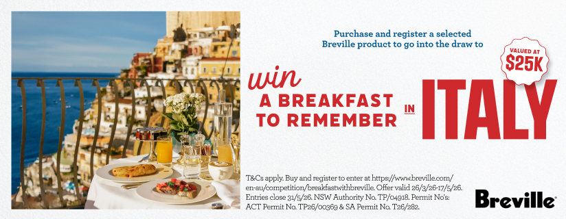 Win A Breakfast To Remember In Italy With Breville