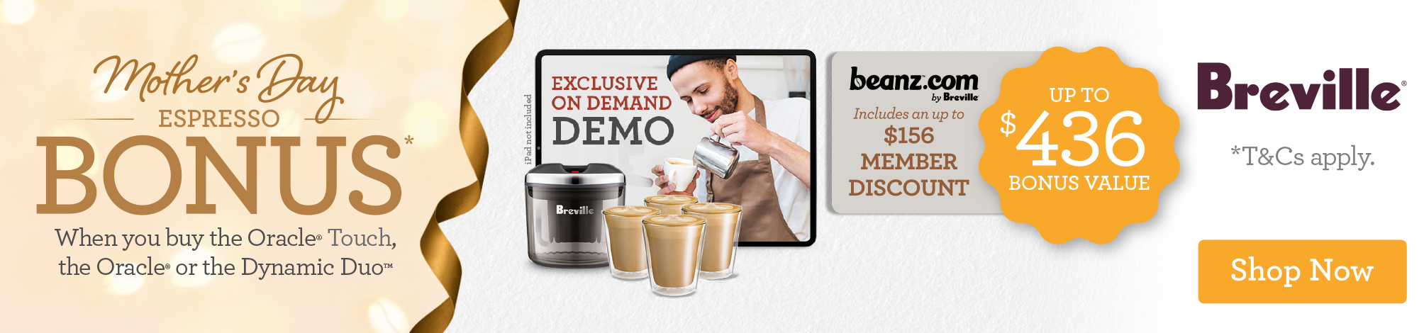 Bonus Barista Pack On Selected Breville Coffee Machines