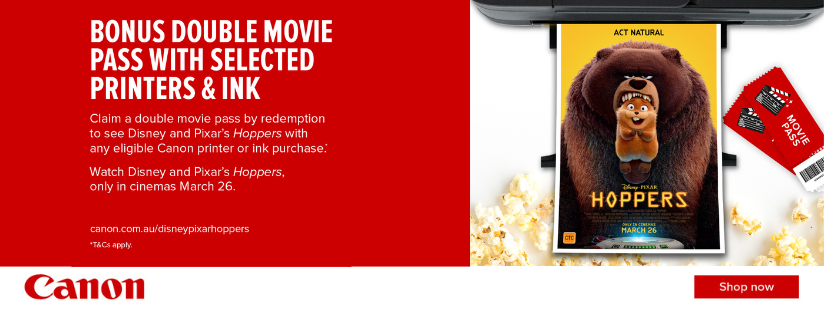 Bonus Movie Tickets With Select Canon Printers