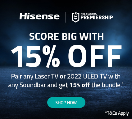 15% Off Hisense TV And Soundbar Bundles