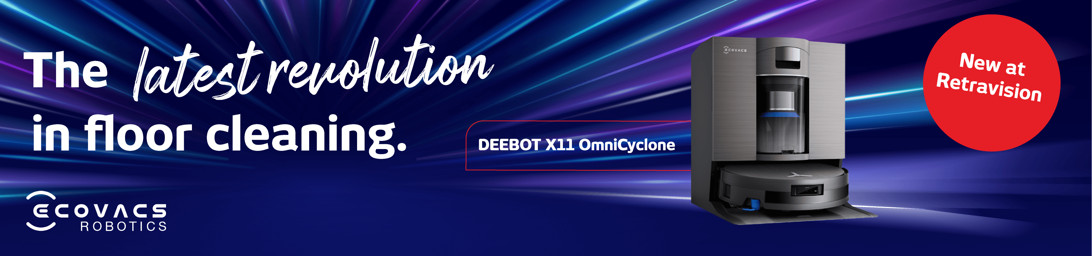 EcoVacs DEEBOT X11 OmniCyclone Launch at Retravision
