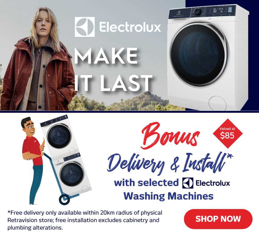 Electrolux & Westinghouse Laundry Guide - Bonus Delivery & Install With Selected Electrolux Front Load Washers