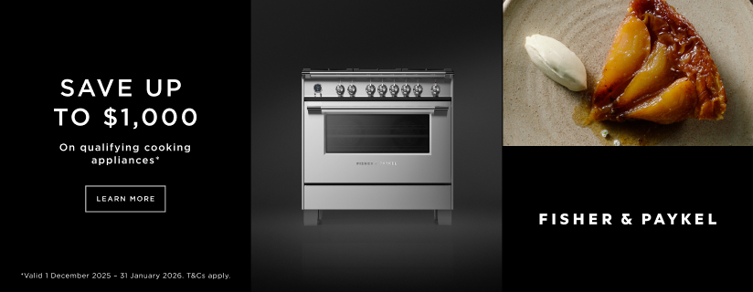 Save up to $1,000 on Fisher & Paykel Cooking