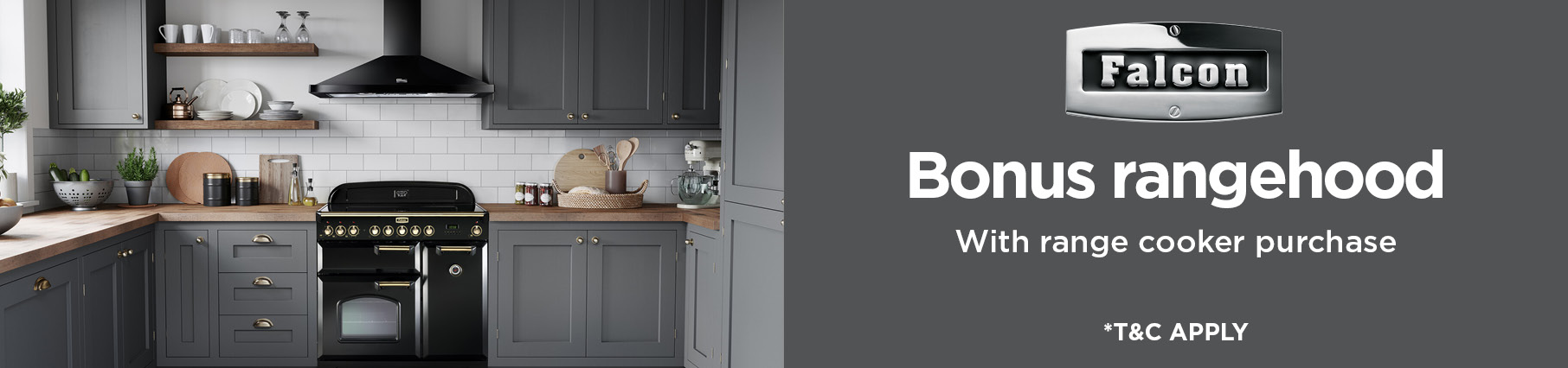 Bonus Rangehood With Selected Falcon Cookers