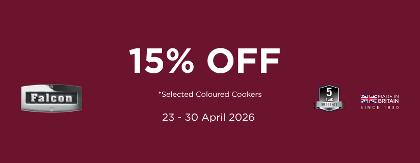 Save 15% On Selected Falcon Coloured Cookers