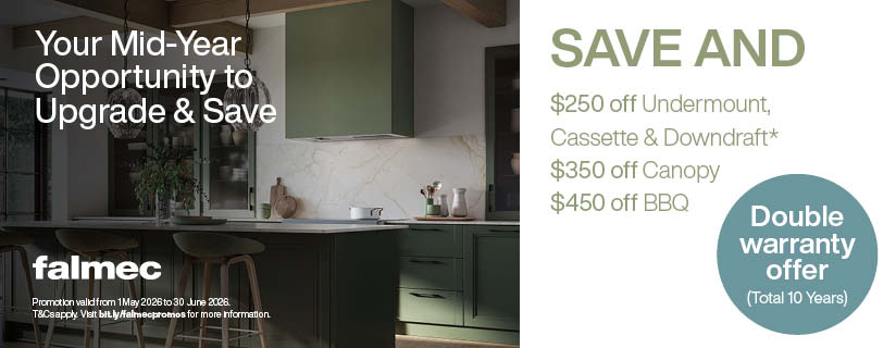 Save Up To $450 & Receive A 10-Year Warranty On Select Falmec Rangehoods