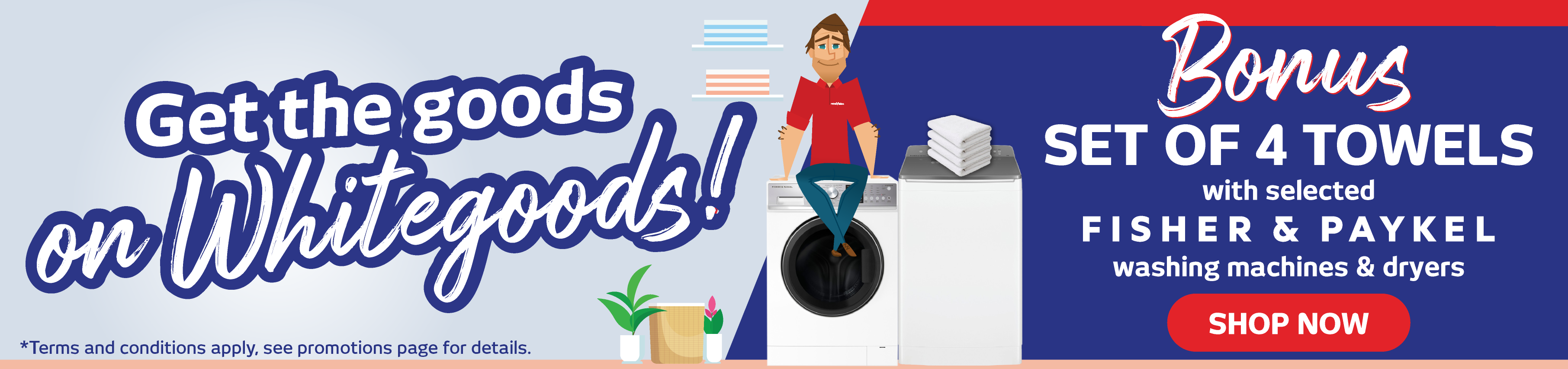 Bonus Towel Set With Fisher & Paykel Laundry