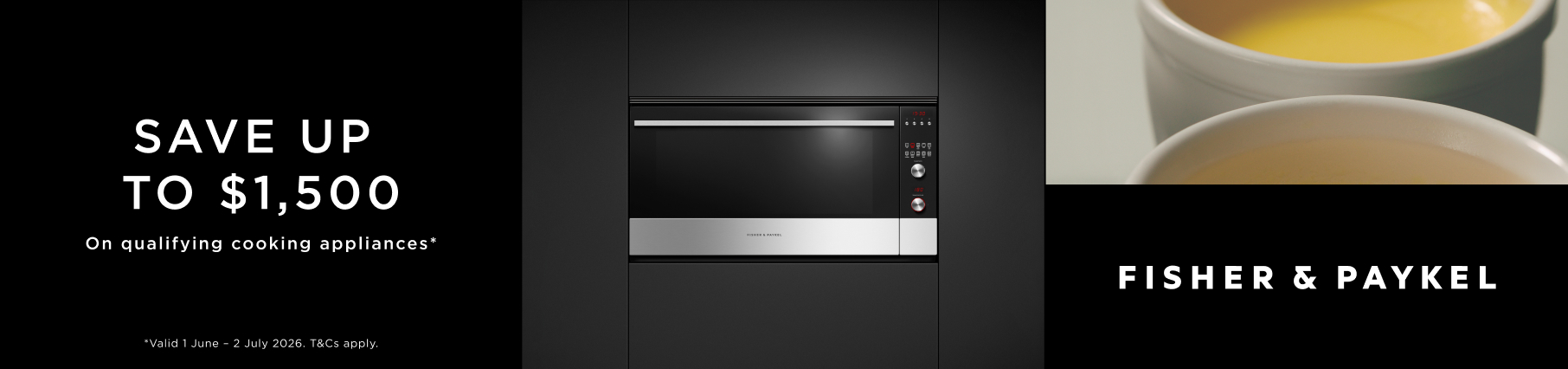 Save Up To $1,500 On Select Fisher & Paykel Cooking Appliances
