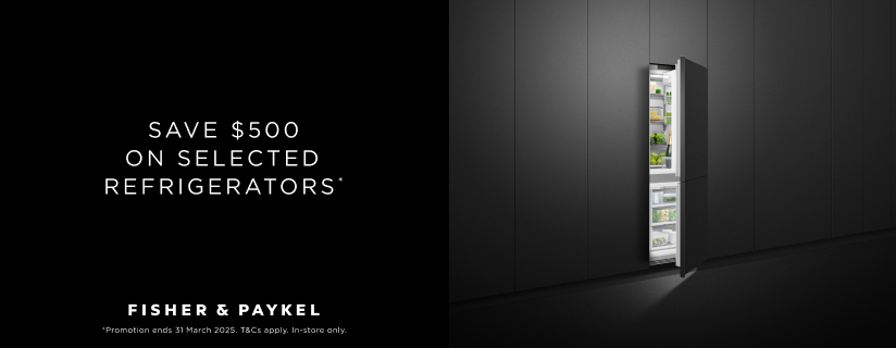 Save $500 On Selected Fisher & Paykel Integrated Refrigeration
