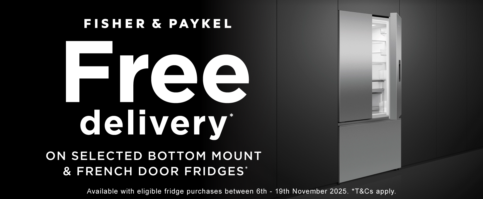 Free Delivery With Selected Fisher & Paykel Fridges at Retravision